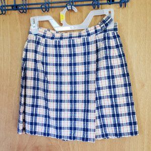 Graphite Essentials Plaid Skirt